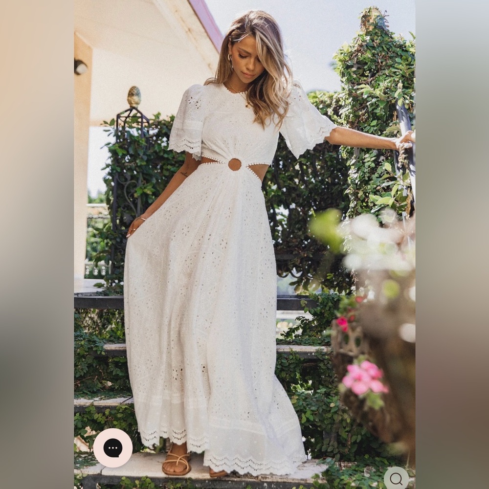 Petal‎ and Pup cut out Maxi dress
